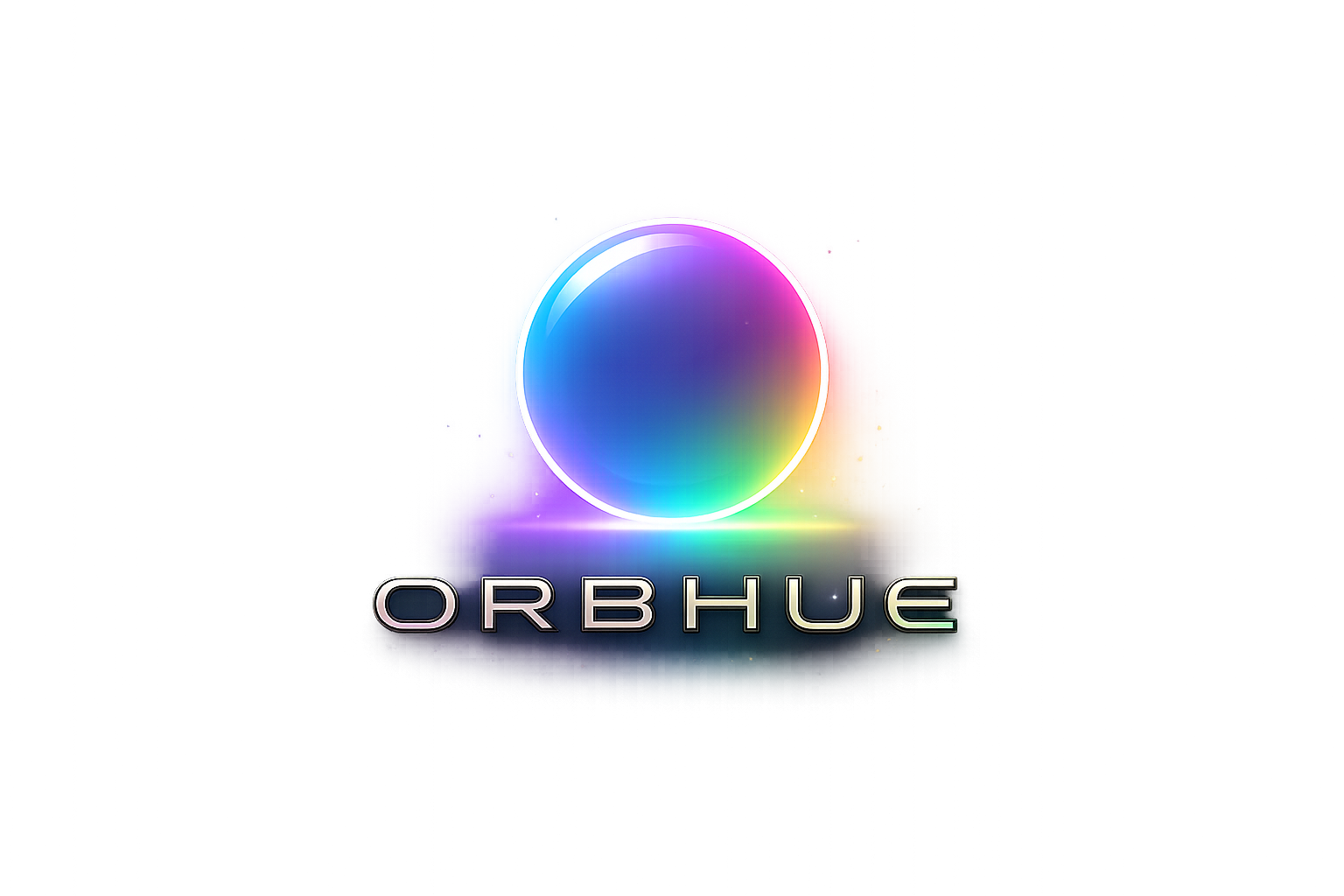 Orbhue logo – AI orb simulation game
